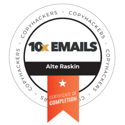10x Emails certification